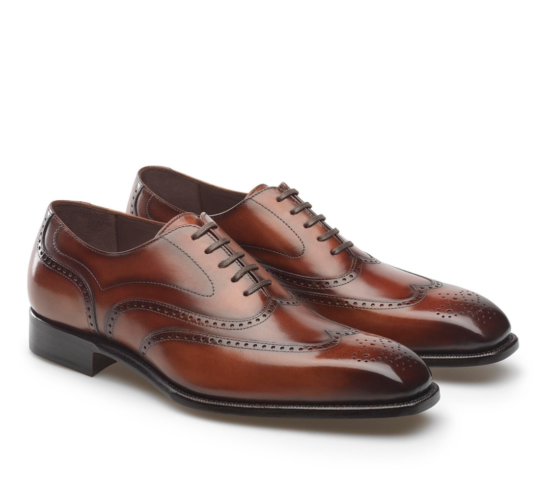Chaussures Wingtip Brogue - Dominic Anilina Wine Shadow